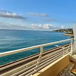 Casa Sud Menton Charmant Studio Renove Front De Mer, Terrasse Soleil & Parking Apartament