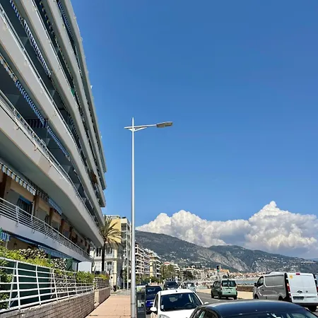 Casa Sud Menton Front De Mer Exceptionnel, Terrasse, Parking & Climatisation Inclus Apartman Menton