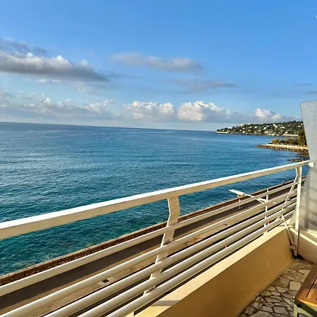 Casa Sud Menton Front De Mer Exceptionnel, Terrasse, Parking & Climatisation Inclus Apartman