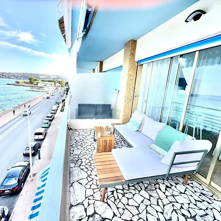 Casa Sud Menton Front De Mer Exceptionnel, Terrasse, Parking & Climatisation Inclus Apartman
