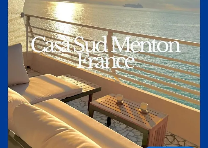 Apartmán Casa Sud Front De Vue Panoramique Terrasse Parking Menton